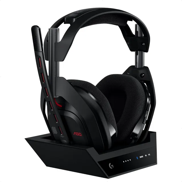 Logitech Astro A50 Gen5, Diadema Gamer Lightspeed + Base, Bk