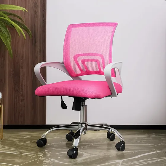 Silla De Escritorio Atlantis Eco Rosado-blanco Bonno