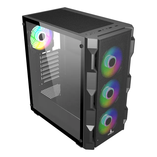 Caja Atx Iceberg Titan M4 Gamer 6x Ventilador Argb Mesh Eatx