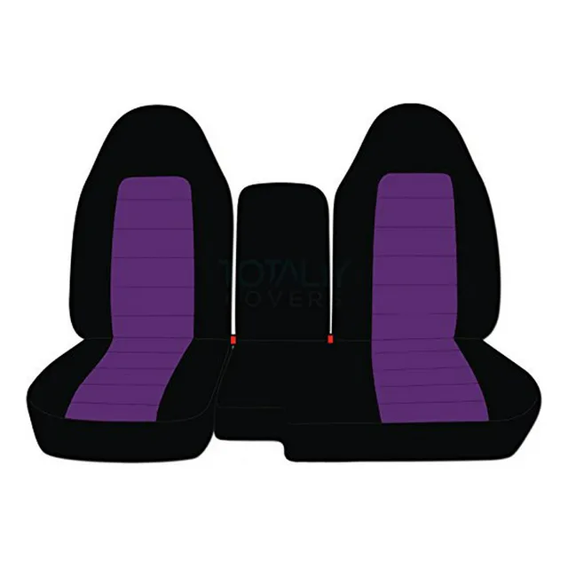 Funda De Asiento Para Ford Ranger - Negro Y Morado
