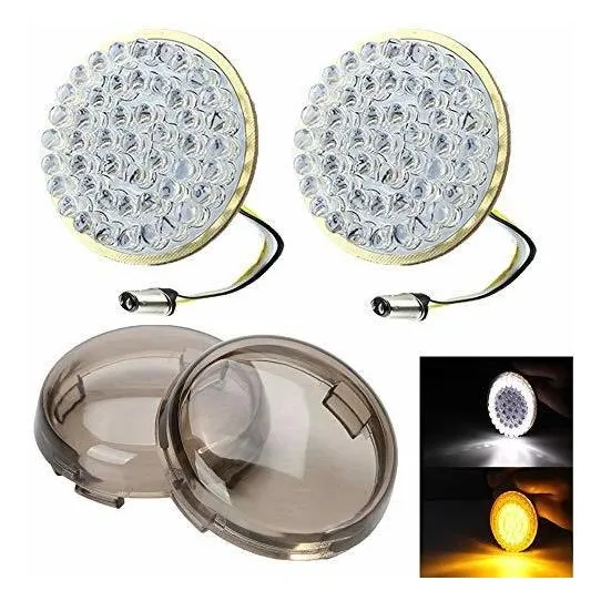 Zytc 2 Señales De Giro Led Con Luz De Marcha Estilo Bala Fr