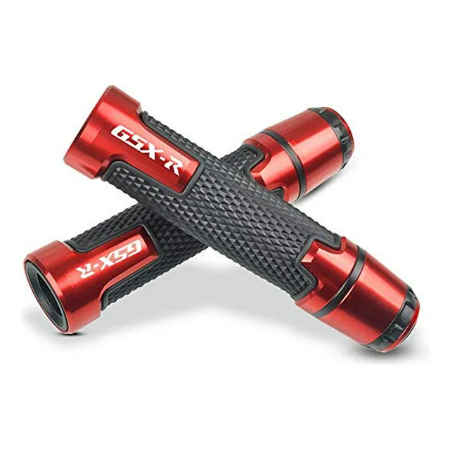 Mangos De Aluminio Cnc 7-8'' 22mm Para Moto Gsxr - Rojo