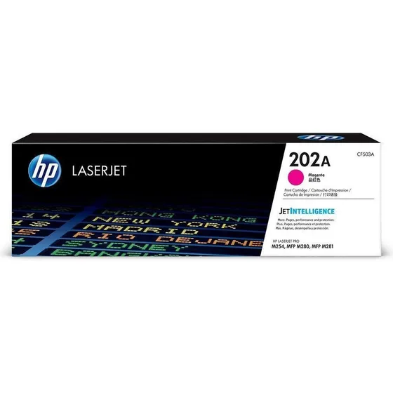 Cartucho de tóner HP Magenta 202a CF503a HP