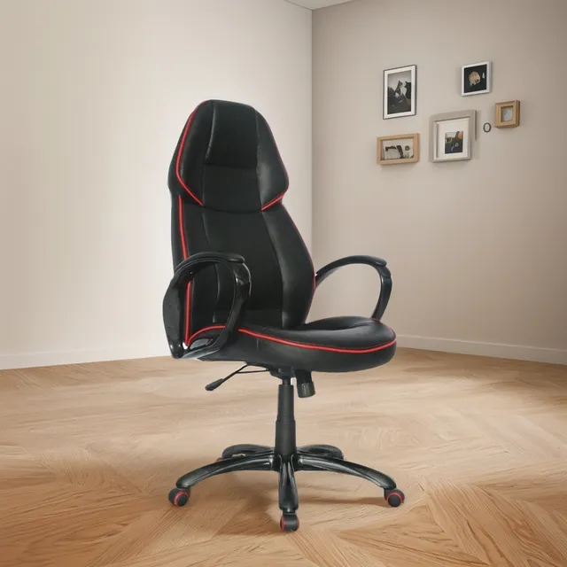 Silla Gamer Duitama,tapizado Cuero Sintético Detalle Colores