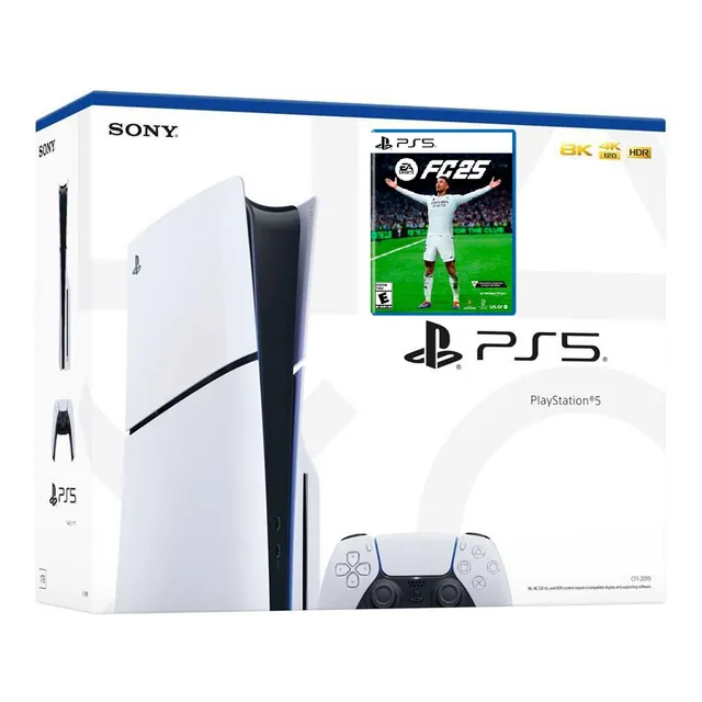 Consola Sony Playstation 5 Ps5 Slim 1tb Ed. Disco + Fc 25