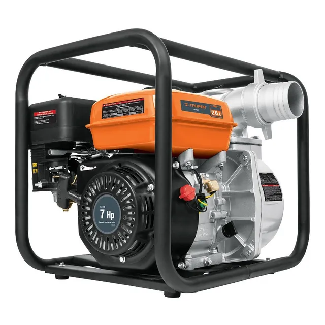 Motobomba autocebante 3" x 3" a gasolina 7 HP Truper MOTB-3