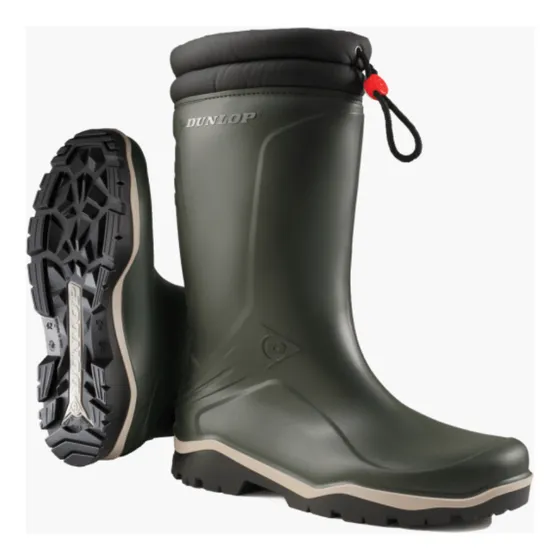 Botas Dunlop Blizzard Verde / Negra