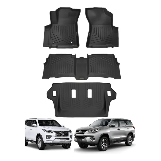 Tapetes Termoformados Toyota Fortuner 2017 -2025 3 Filas