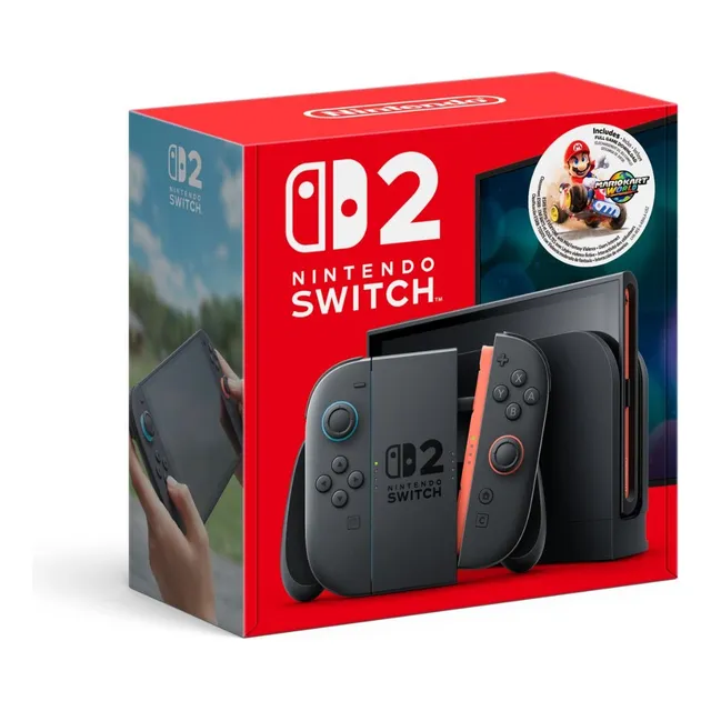 Consola Nintendo Switch 2 + Juego Mario Kart World Color Neg