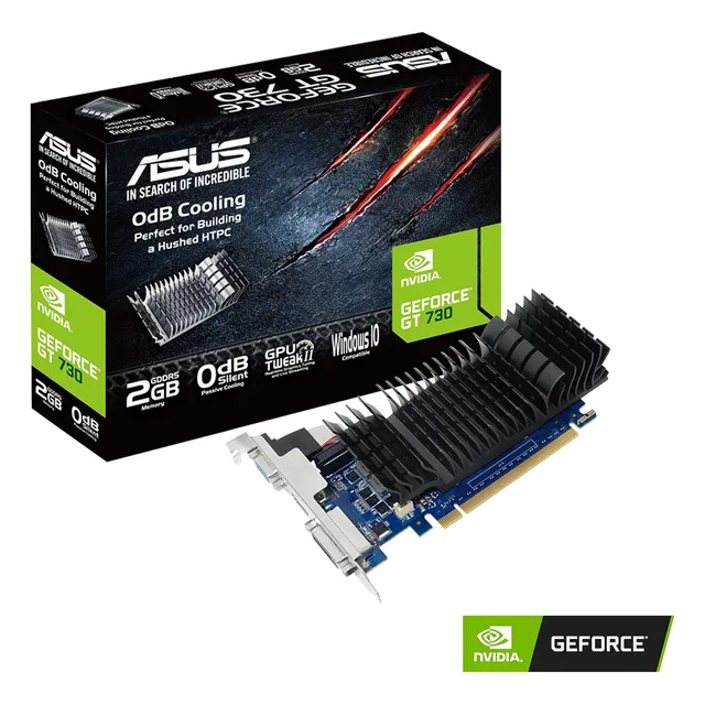 Tarjeta De Video Asus Geforce 2gb Gddr5 - Gt730-sl-2gd5- /vc