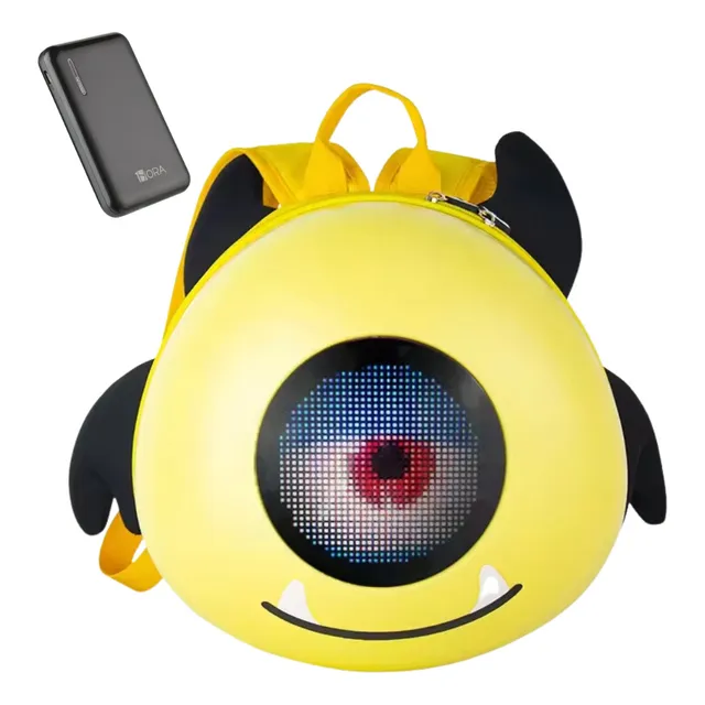 Maleta Para Niños Con Pantalla Led Monsters In + Power Bank