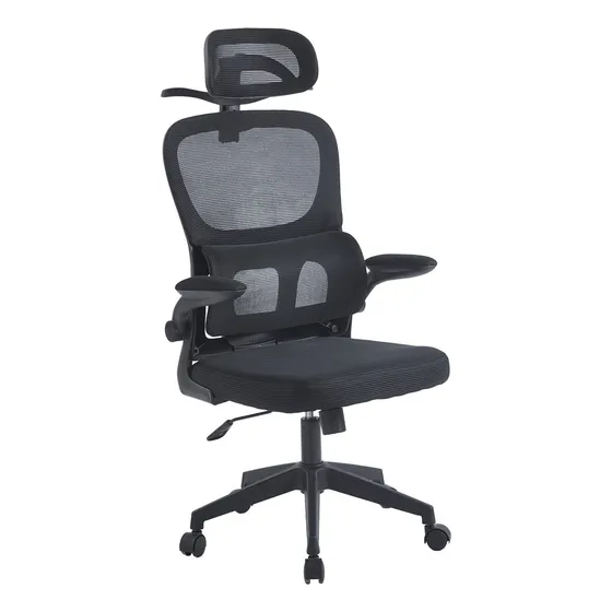 Silla De Oficina Ergonomus Presidente Basculante Negra Color