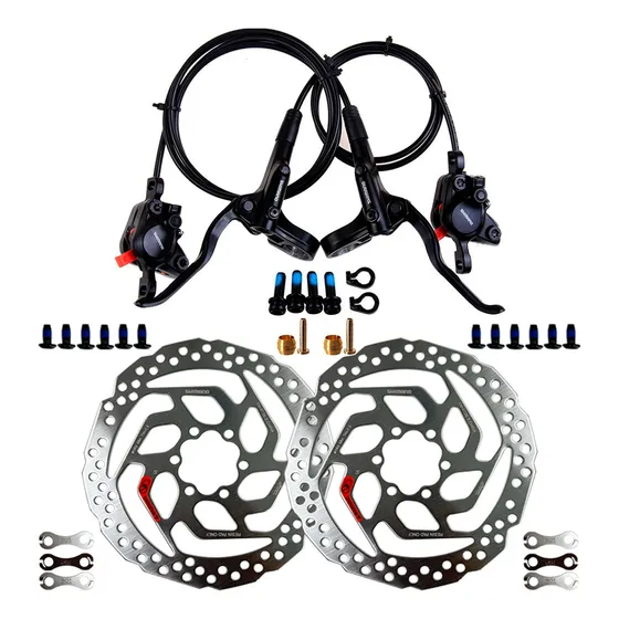 Frenos Hidráulicos Shimano Mt200+ Discos Shimano Rt26 6t