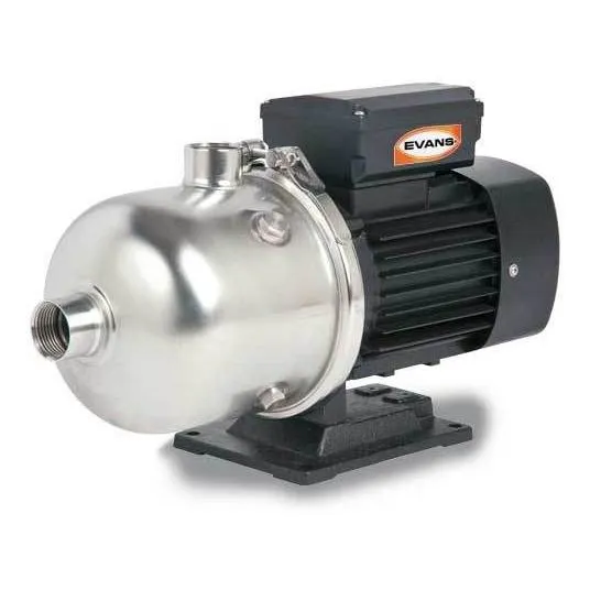Bomba Multietapas Monofásica Evans 25 Gpm Acero Inox. 1 Hp