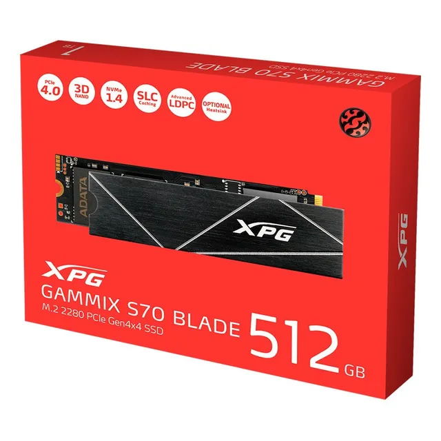 Unidad Sólida M.2 Xpg Gammix S70 Blade 512gb