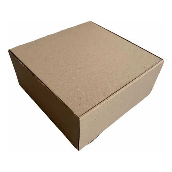 60 Cajas De Cajas Cartón De 24cm X 17cm X 4cm Plegable