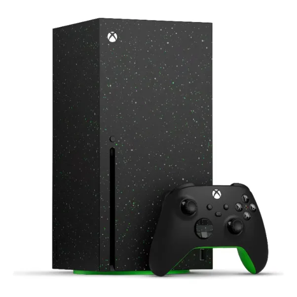 Xbox Series X Edicion Especial Galaxy Black 2tb Disco Color
